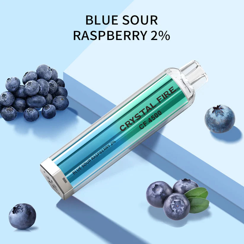 Crystal Fire Disposable Vape 4500 Puffs 0 MG TPD Complaint. - Irresistible and Trendy