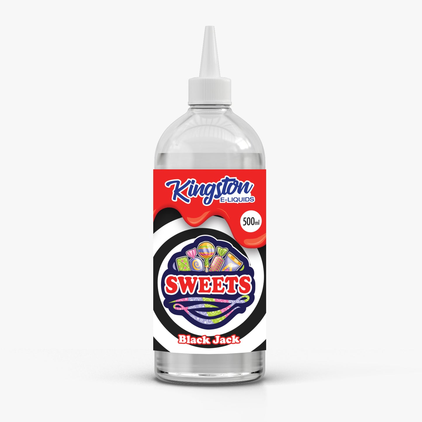 Kingston 500ML E Liquid 0MG No Nicotine Vape Juice 70VG/30PG