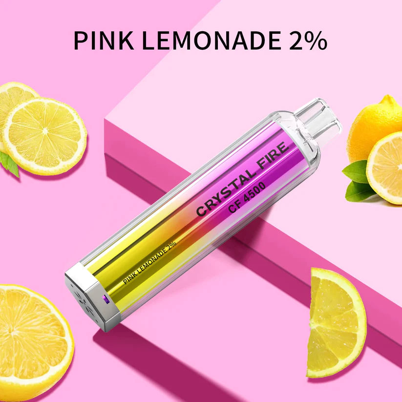 Crystal Fire Disposable Vape 4500 Puffs 0 MG TPD Complaint. - Irresistible and Trendy