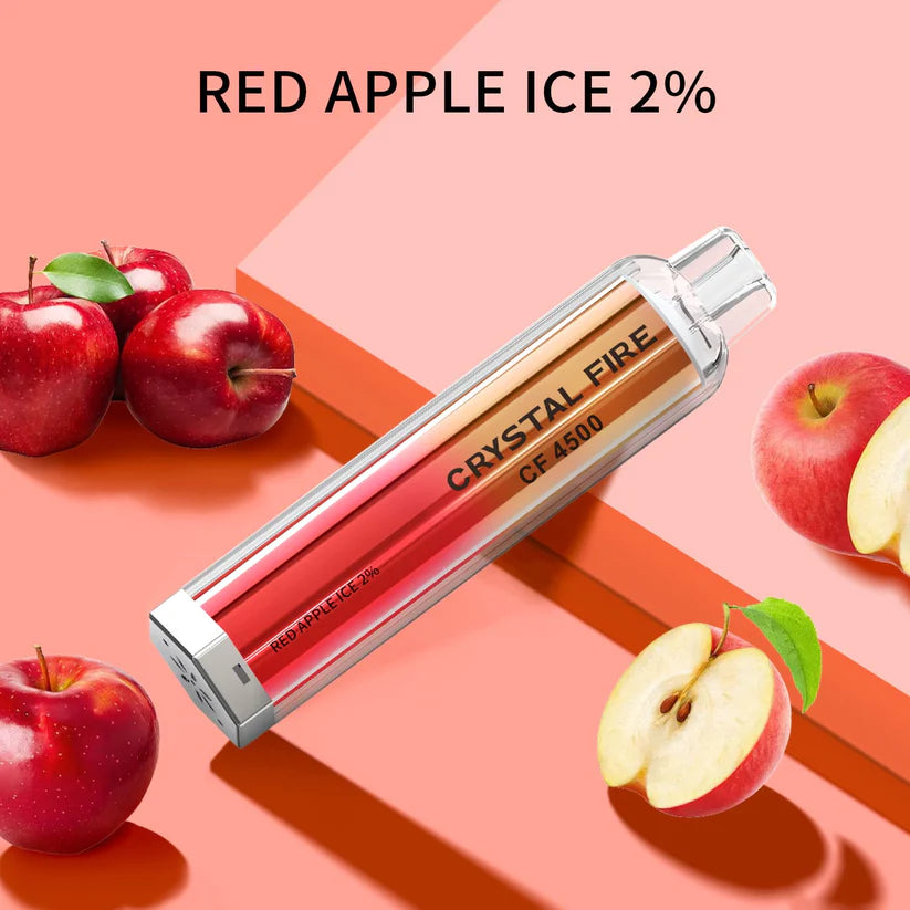 Crystal Fire Disposable Vape 4500 Puffs 0 MG TPD Complaint. - Irresistible and Trendy