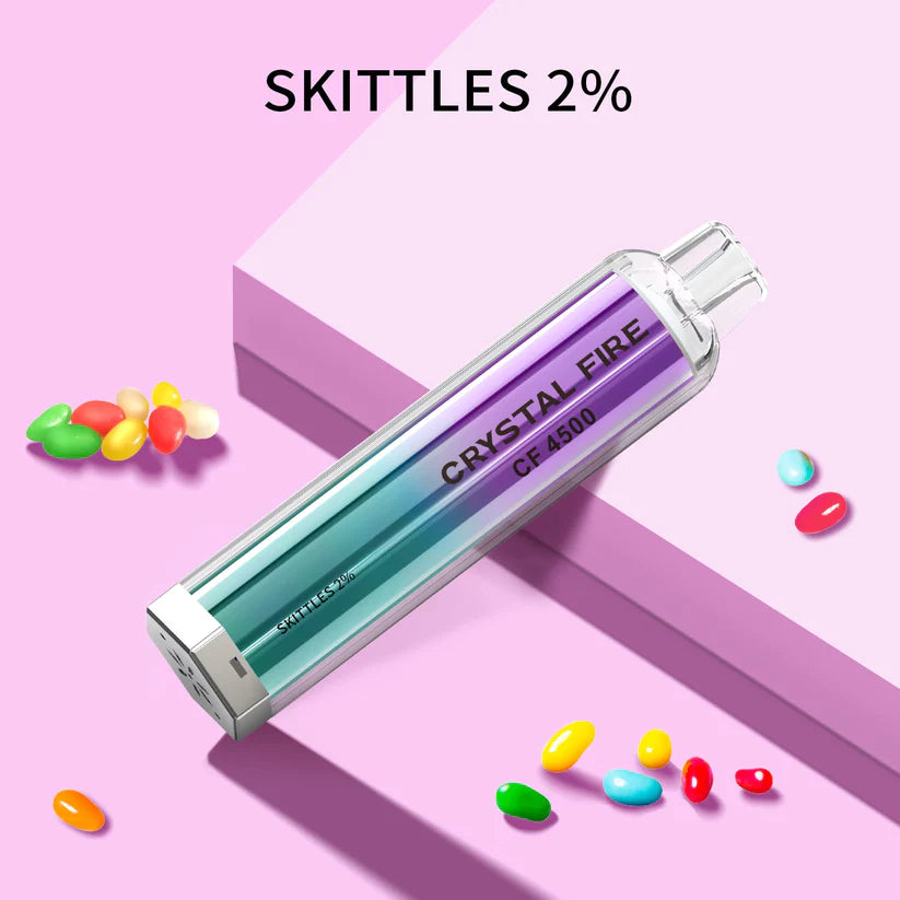 Crystal Fire Disposable Vape 4500 Puffs 0 MG TPD Complaint. - Irresistible and Trendy
