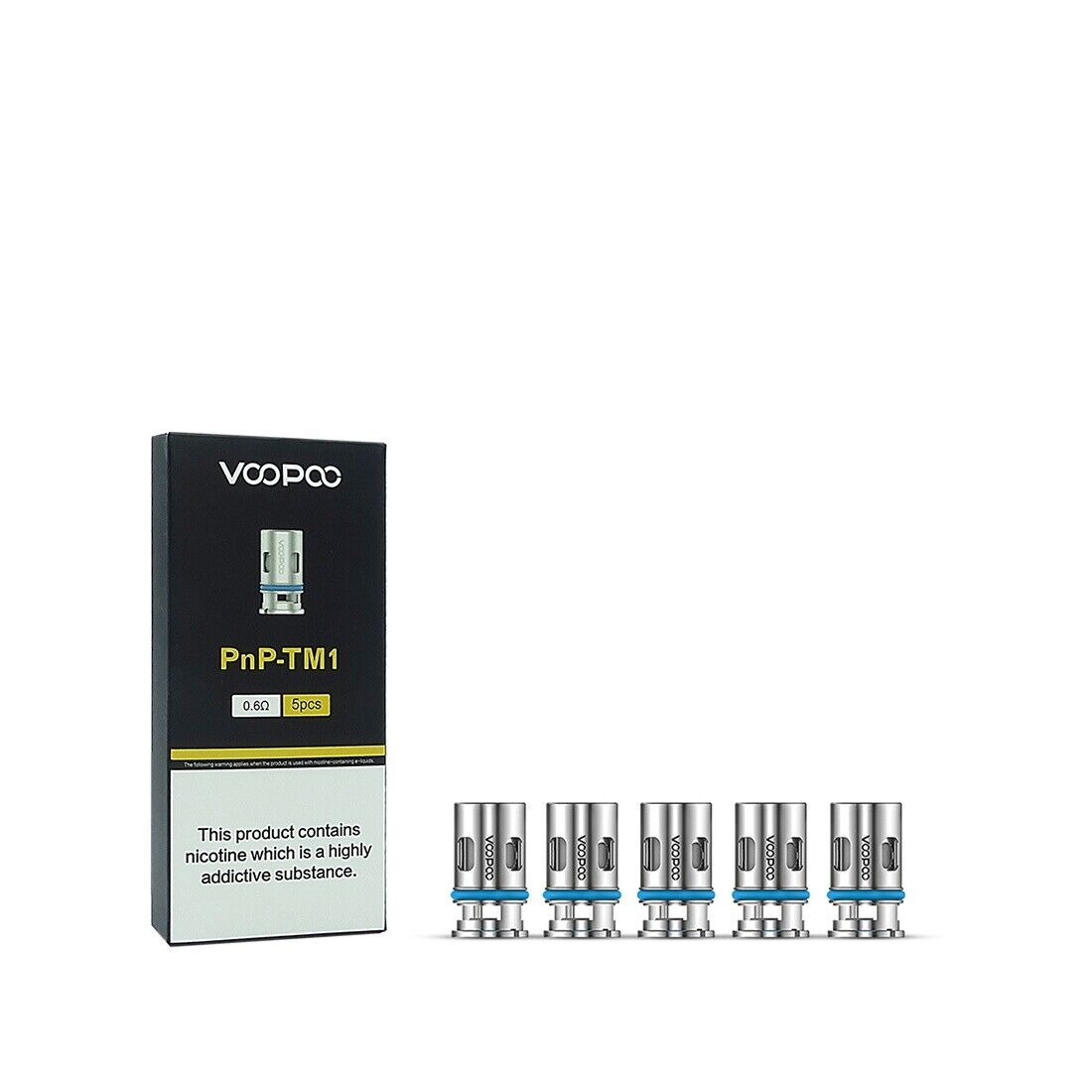 VooPoo PnP TM1 0.6Ω, M1 0.45Ω, M2 0.6Ω, TM2 0.8Ω Coils