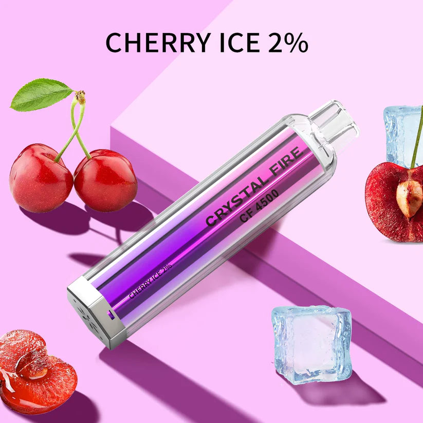 Crystal Fire Disposable Vape 4500 Puffs 0 MG TPD Complaint. - Irresistible and Trendy