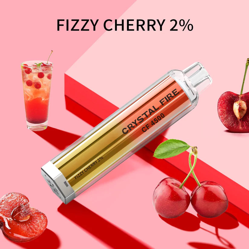 Crystal Fire Disposable Vape 4500 Puffs 0 MG TPD Complaint. - Irresistible and Trendy
