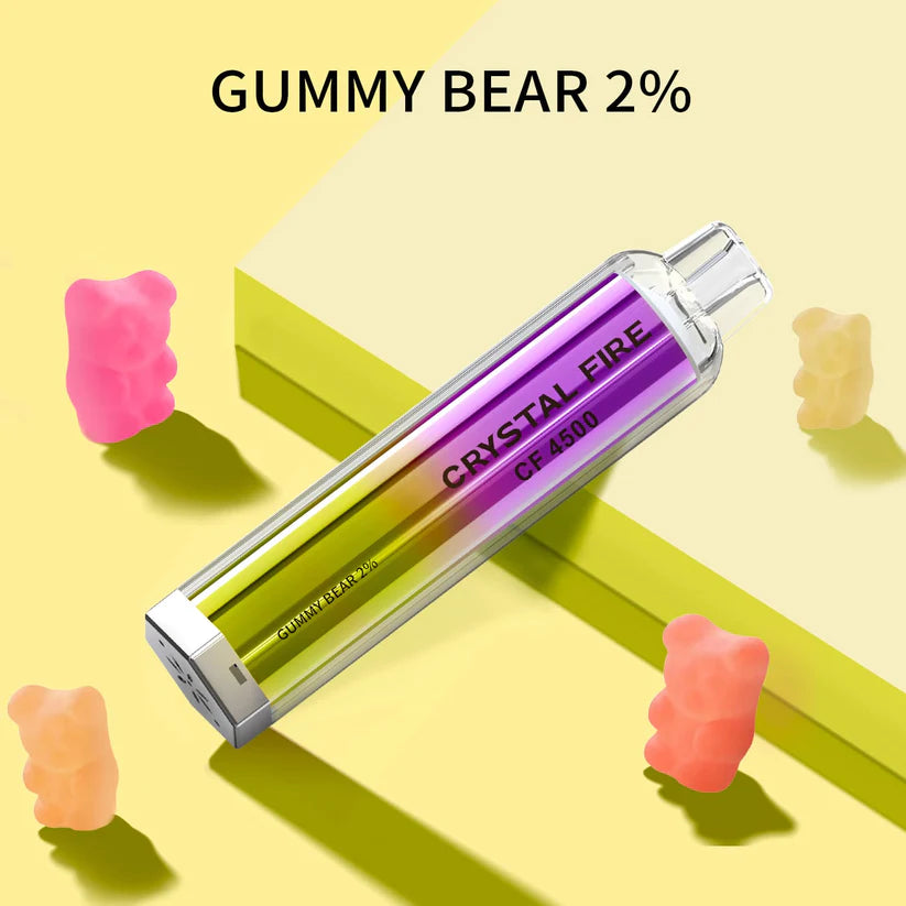 Crystal Fire Disposable Vape 4500 Puffs 0 MG TPD Complaint. - Irresistible and Trendy