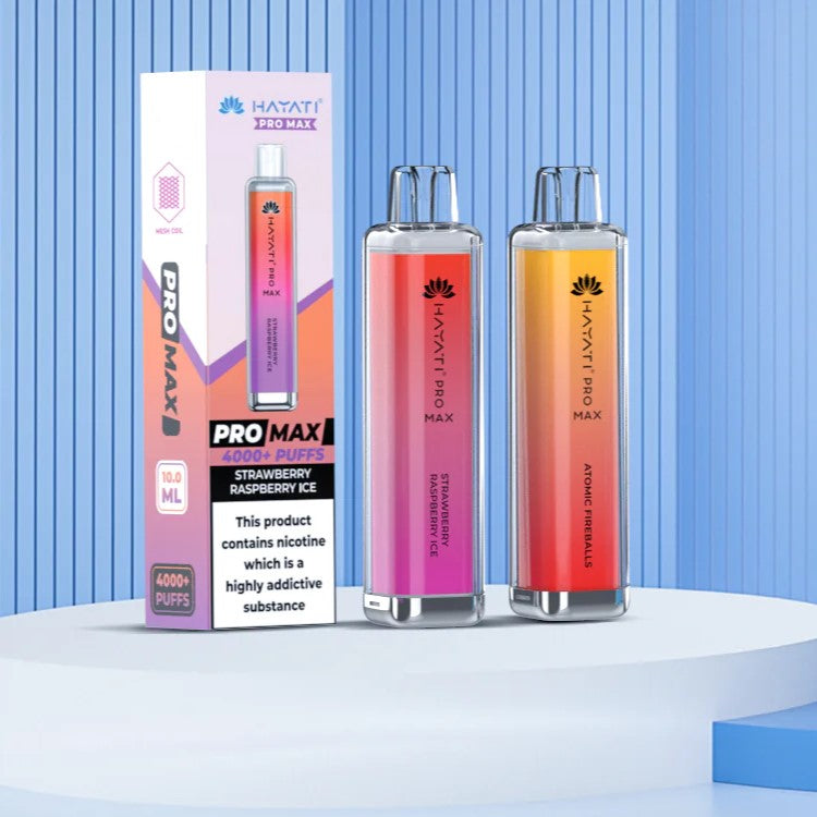 Hayati Crystal Pro Max 4000 0% No Nicotine Disposable Vape vapestation Hayati Crystal Pro Max 4000 0% No Nicotine Disposable Vape vapestation