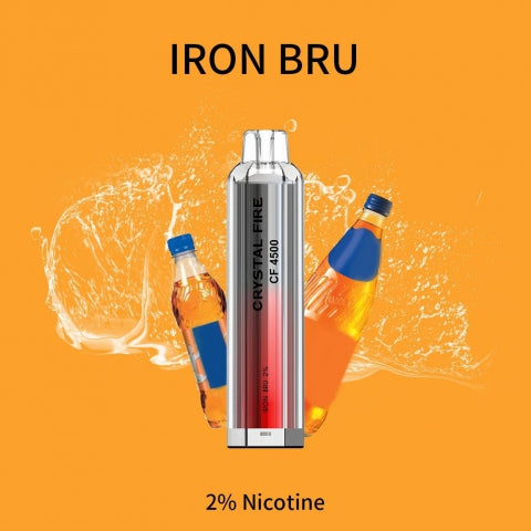 Crystal Fire Disposable Vape 4500 Puffs 0 MG TPD Complaint. - Irresistible and Trendy
