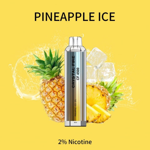 Crystal Fire Disposable Vape 4500 Puffs 0 MG TPD Complaint. - Irresistible and Trendy