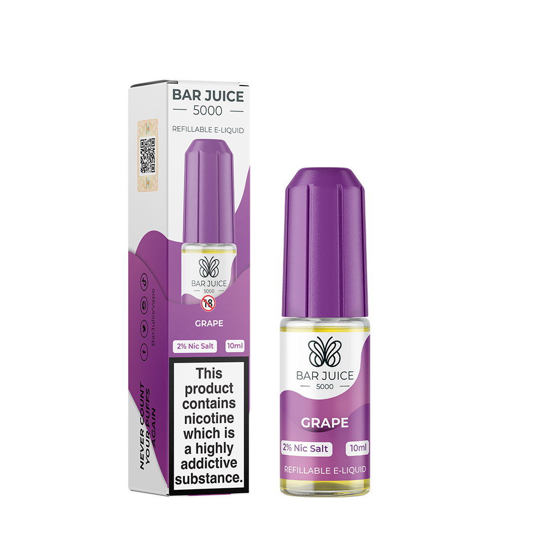 Bar Juice 5000 10ml Nic Salt 10mg NO nicotine UK Best Seller