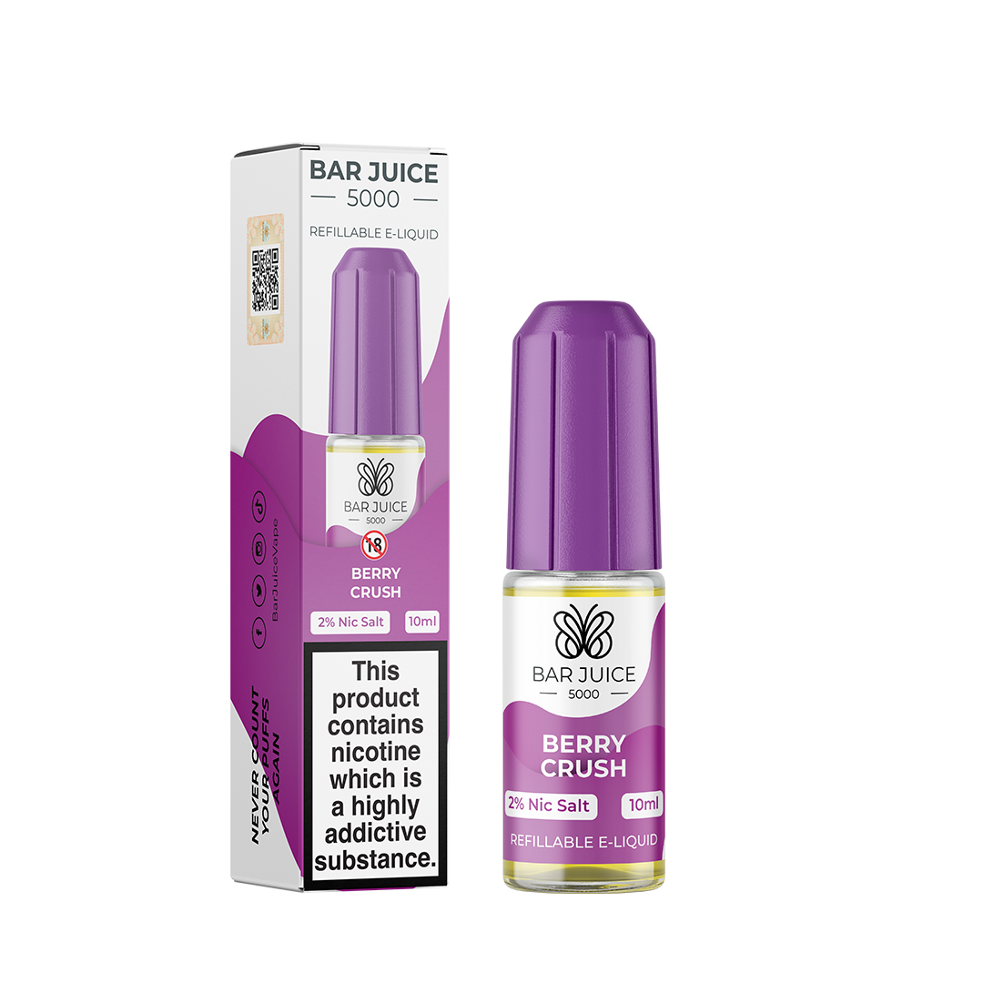 Bar Juice 5000 10ml Nic Salt 10mg NO nicotine UK Best Seller