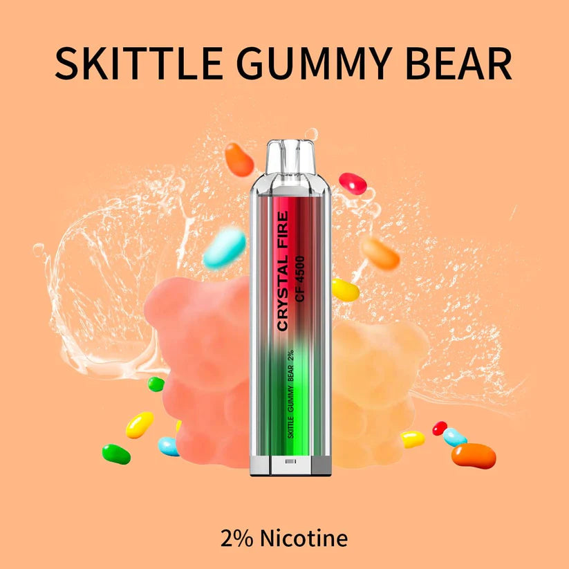 Crystal Fire Disposable Vape 4500 Puffs 0 MG TPD Complaint. - Irresistible and Trendy