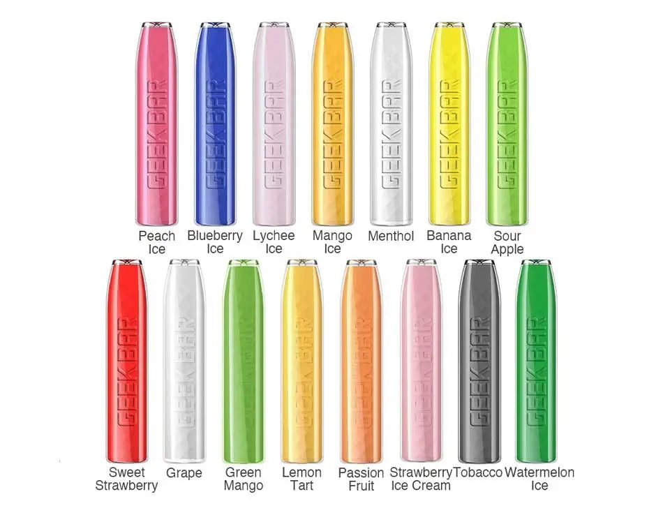 Box  of 10 Geek Bar Pro Disposable Vape 1500 puffs