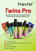 Maxfel Twins Pro 18000 Puffs 0 MG TPD Complaint.  Big Puff