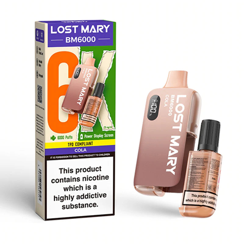 Lost Mary BM6000 20mg 6000 Puffs Disposable Vape Kit