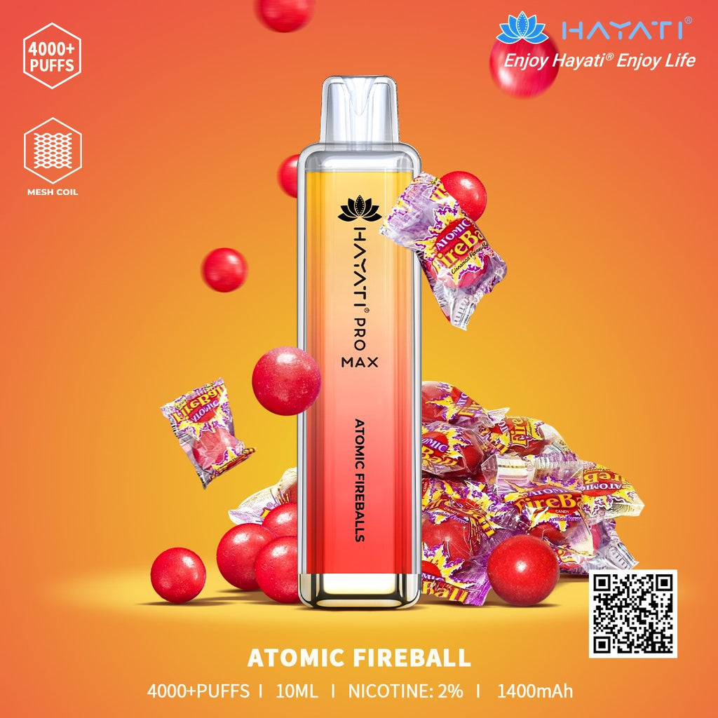 Hayati Pro Max Disposable Vape 4000 Puffs 2% Nicotine
