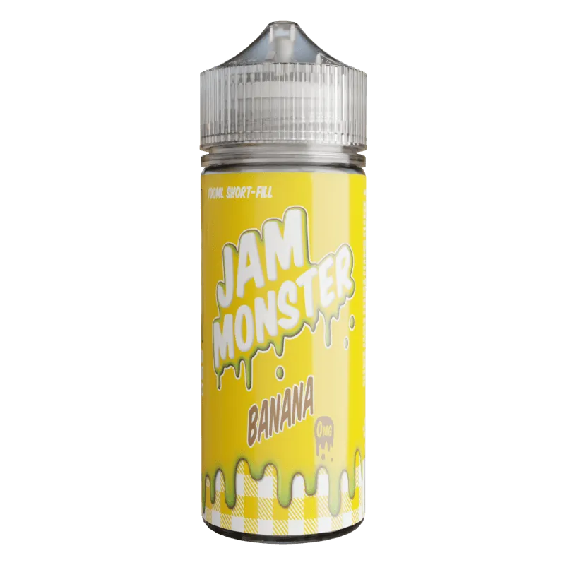 Jam Monster/Fruit/Custard Monster 100ML E-liquid No Nicotine Buy 3 Get 1 Free