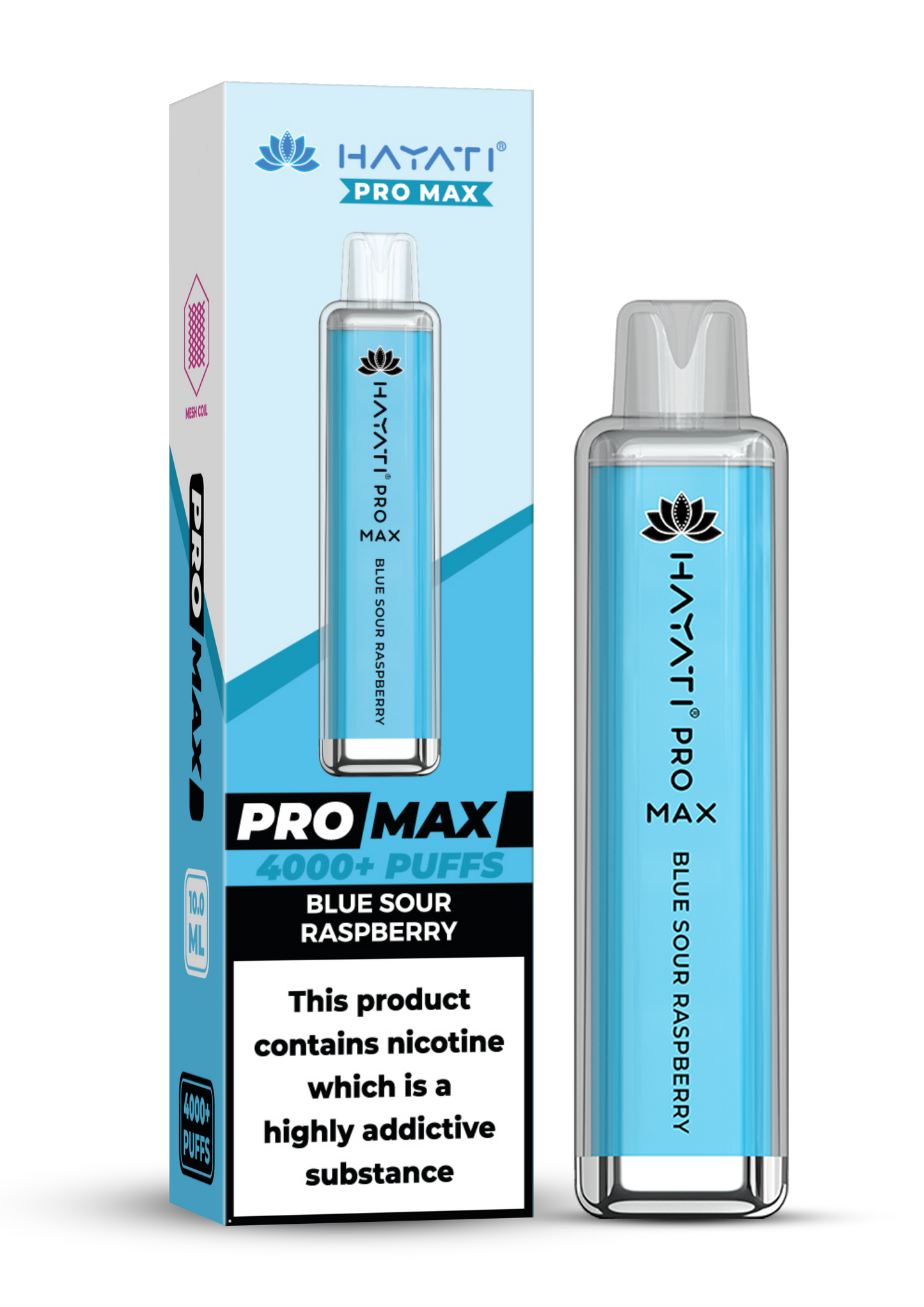 Hayati Crystal Pro Max 4000 0% No Nicotine Disposable Vape