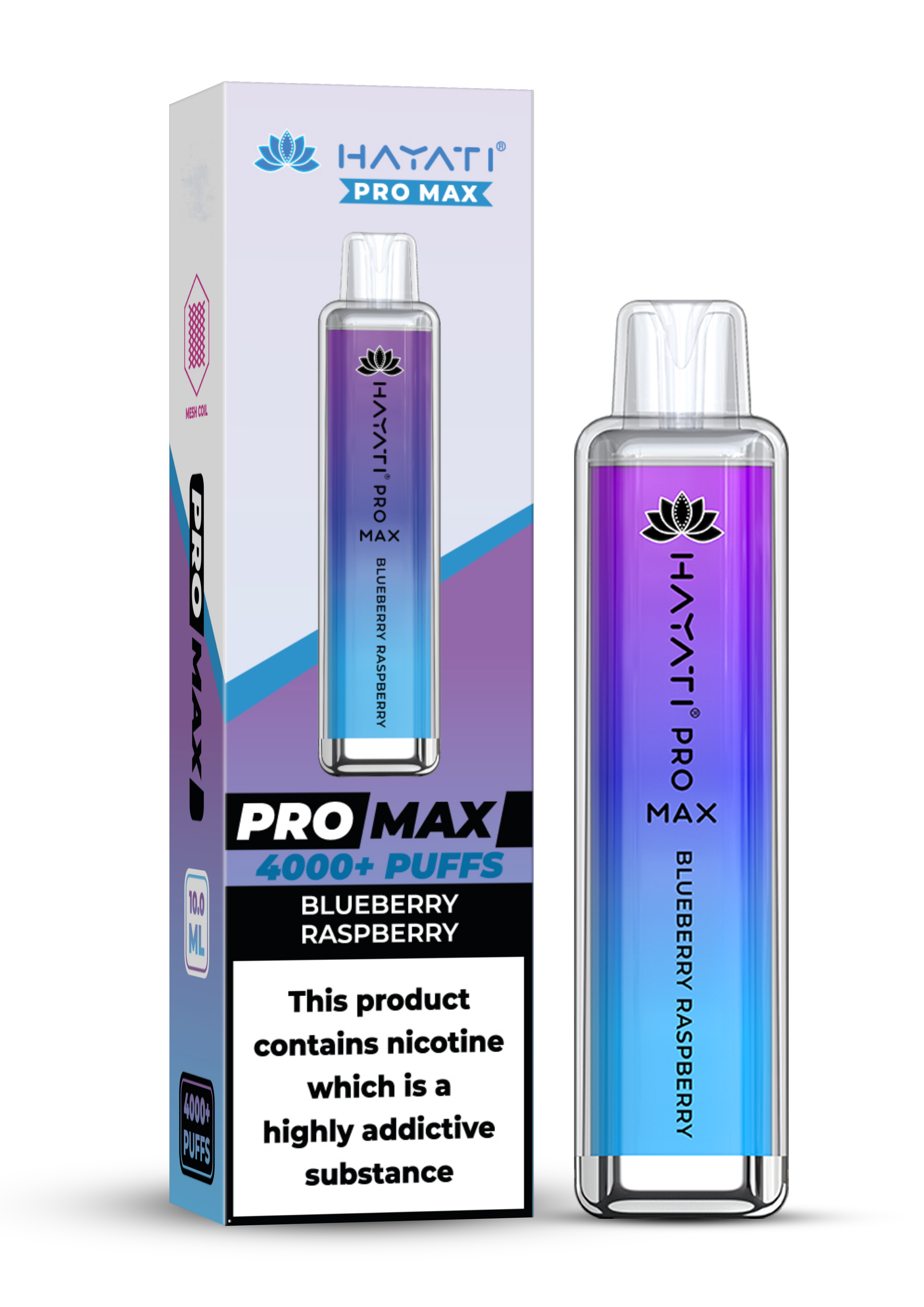 Hayati Crystal Pro Max 4000 0% No Nicotine Disposable Vape vapestation Hayati Crystal Pro Max 4000 0% No Nicotine Disposable Vape vapestation