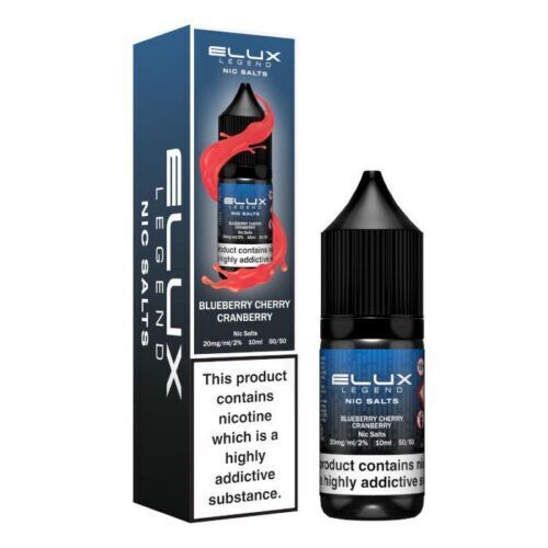 Elux Nic Salt 10ml E Liquid Vape Juice 50VG/50PG Buy 3 Get 1 FREE