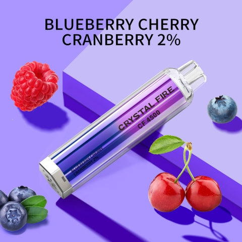 Crystal Fire Disposable Vape 4500 Puffs 0 MG TPD Complaint.  - Irresistible and Trendy