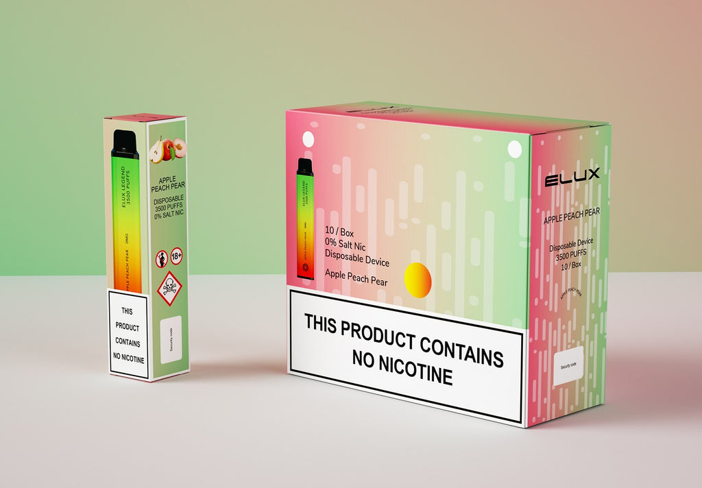 Box of 10 Elux Legend 3500 Disposable Vape *ZERO NIC 0mg* vapestation Box of 10 Elux Legend 3500 Disposable Vape *ZERO NIC 0mg* vapestation