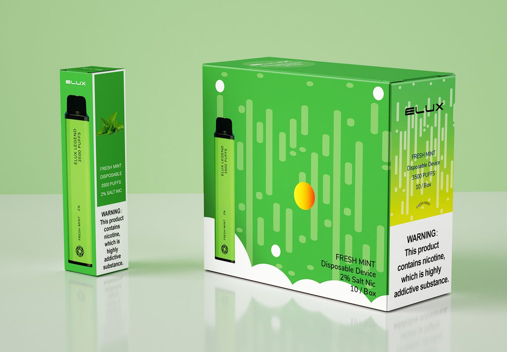 elux legend 3500 puffs disposable vape fresh mint Box of 10 ELUX LEGEND 3500 PUFFS 2% Nicotine Best Price – vapestation