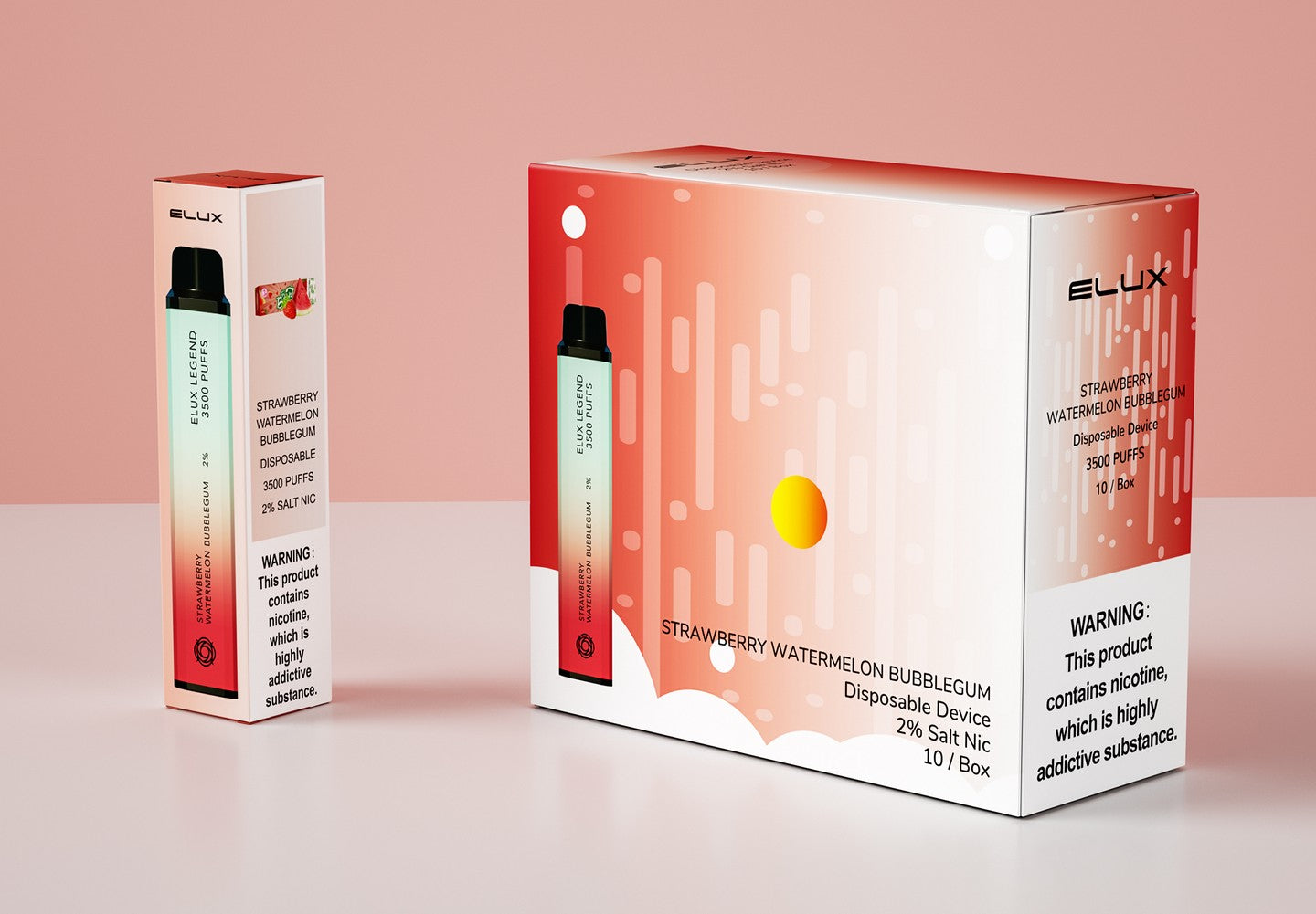 Box of 10 ELUX LEGEND 3500 PUFFS 2% Nicotine Best Price