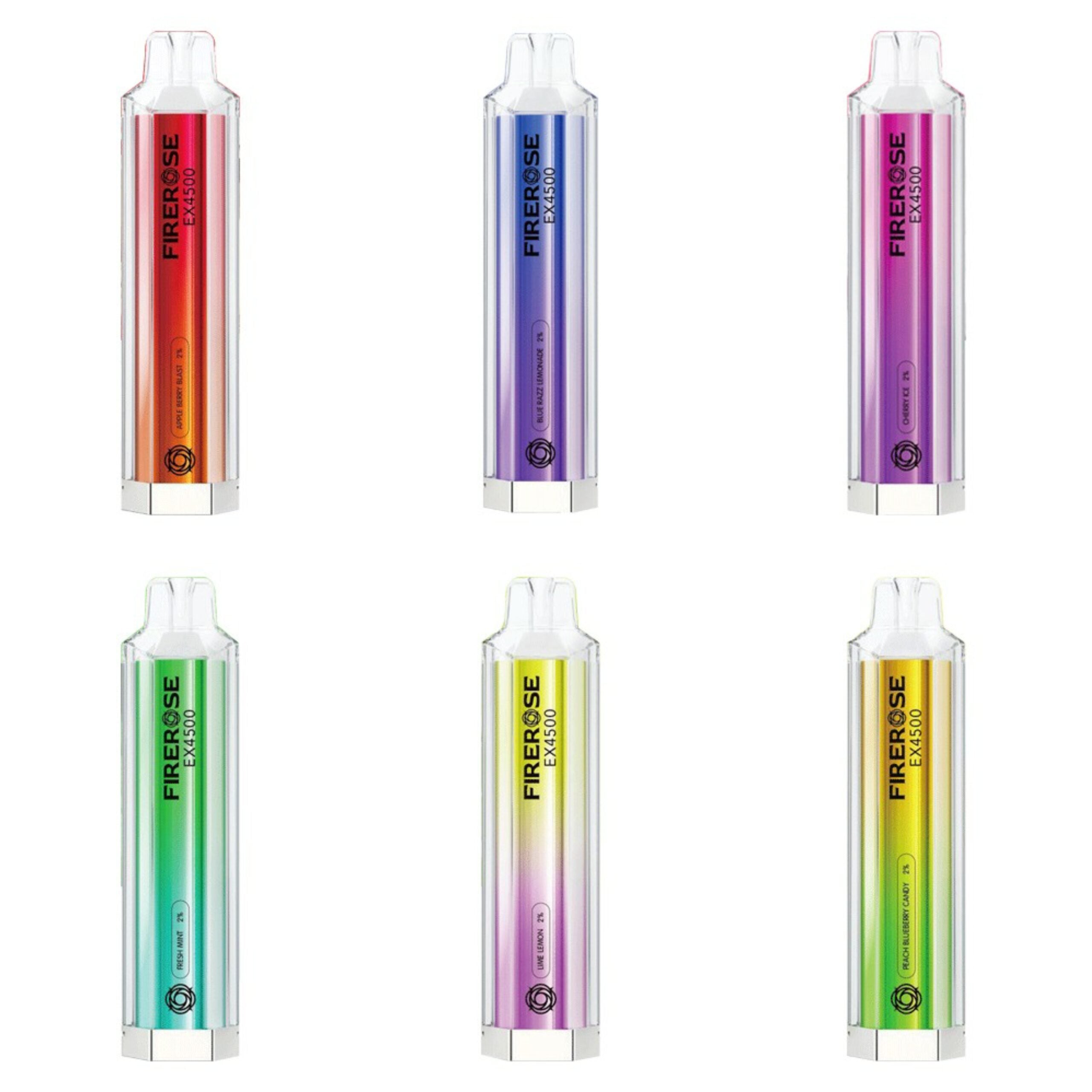 Elux Fire Rose EX4500 Disposable Vape 4500 Puffs 1500mAh UK Best Seller