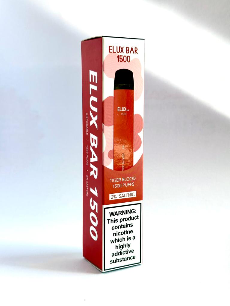Elux Disposable Vape Bar 1500 Puffs Christmas Edition 20mg
