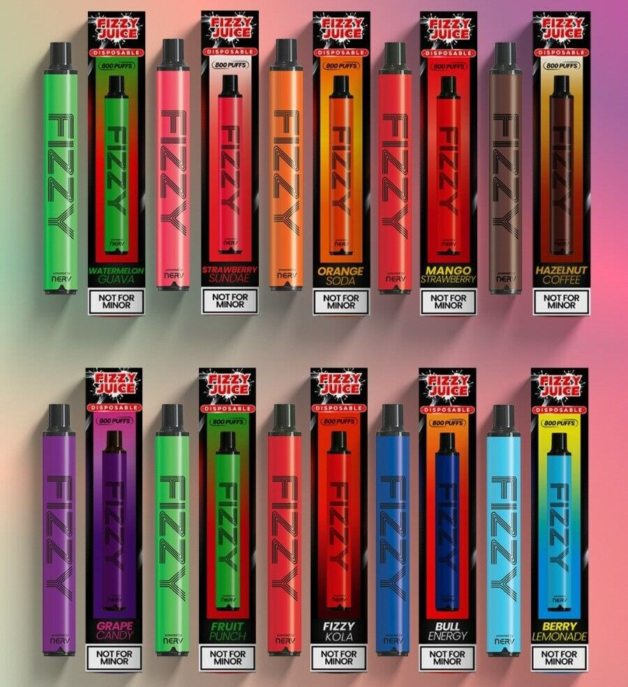 Fizzy Juice Disposable Bar 600 Puffs 550mAh Buy 3 Get 1 Free (Add 4)