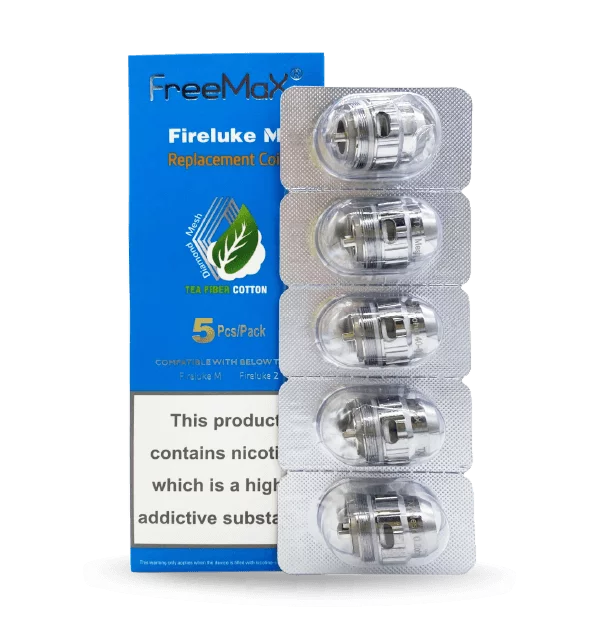 FreeMax Fireluke Mesh X1/ X2/ X3/ X4/ TX1/ TX2/ TX3 Coil Pack Of 5