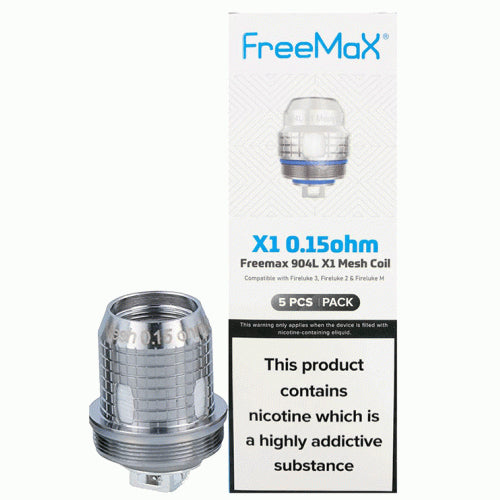 FreeMax Fireluke Mesh X1 Coil 0.15Ω (40-90W) Pack of 5