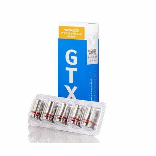 Vaporesso GTX Mesh Coil 0.2Ω (45-60W) Pack Of 5