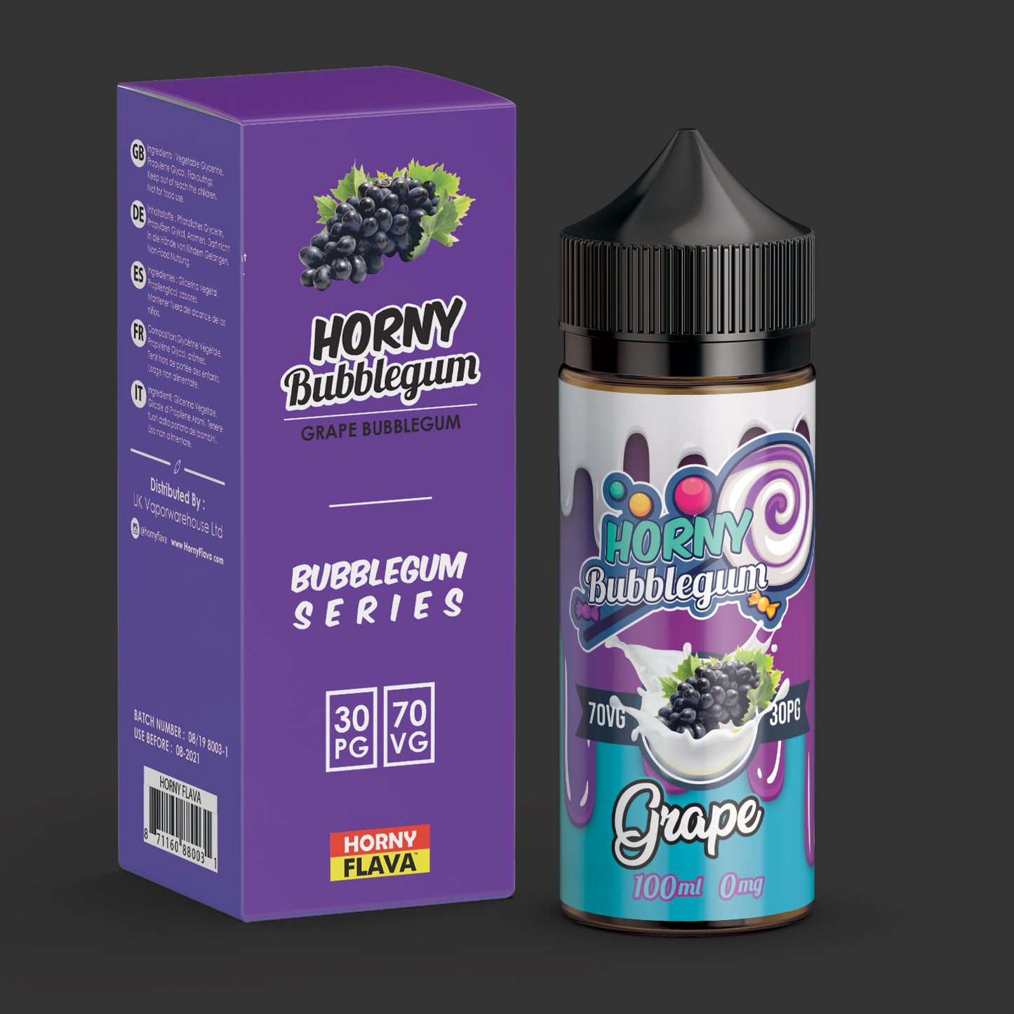 Horny Flava 100ML E- liquid Shortfill