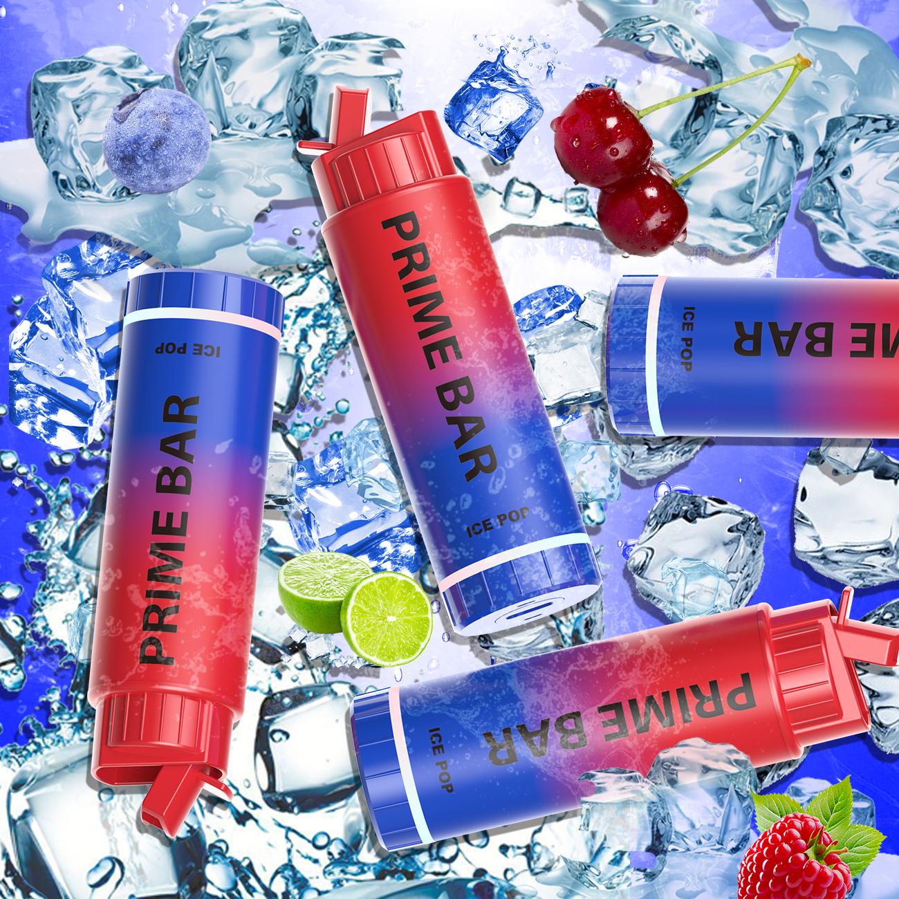 Box of 10 PRIME BARS 8000 PUFFS DISPOSABLE 0mg TPD Complaint UK BEST SELLING VAPES