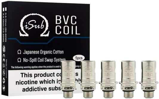 Innokin Isub BVC Coil 0.5Ω (30-60W) Pack Of 5