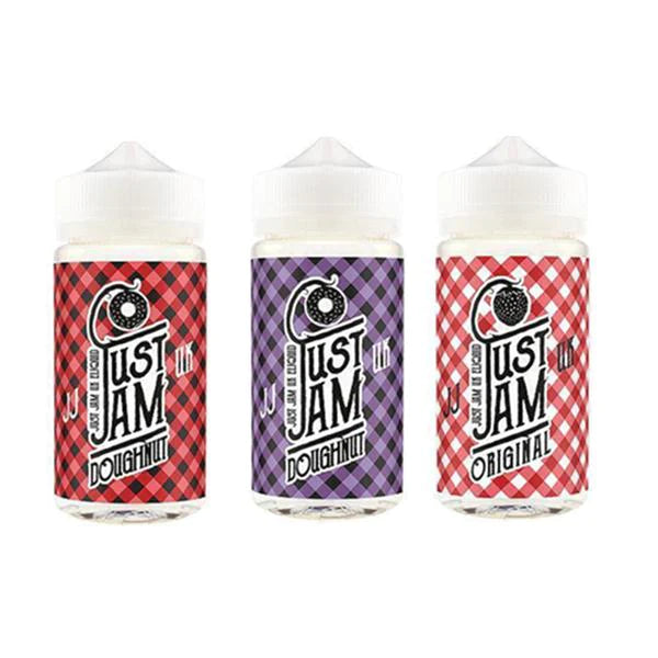 Just Jam 100ML E- liquid No Nicotine - A Taste of British Summertime