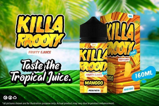 Killa Frooty 160ml E- liquid No Nicotine