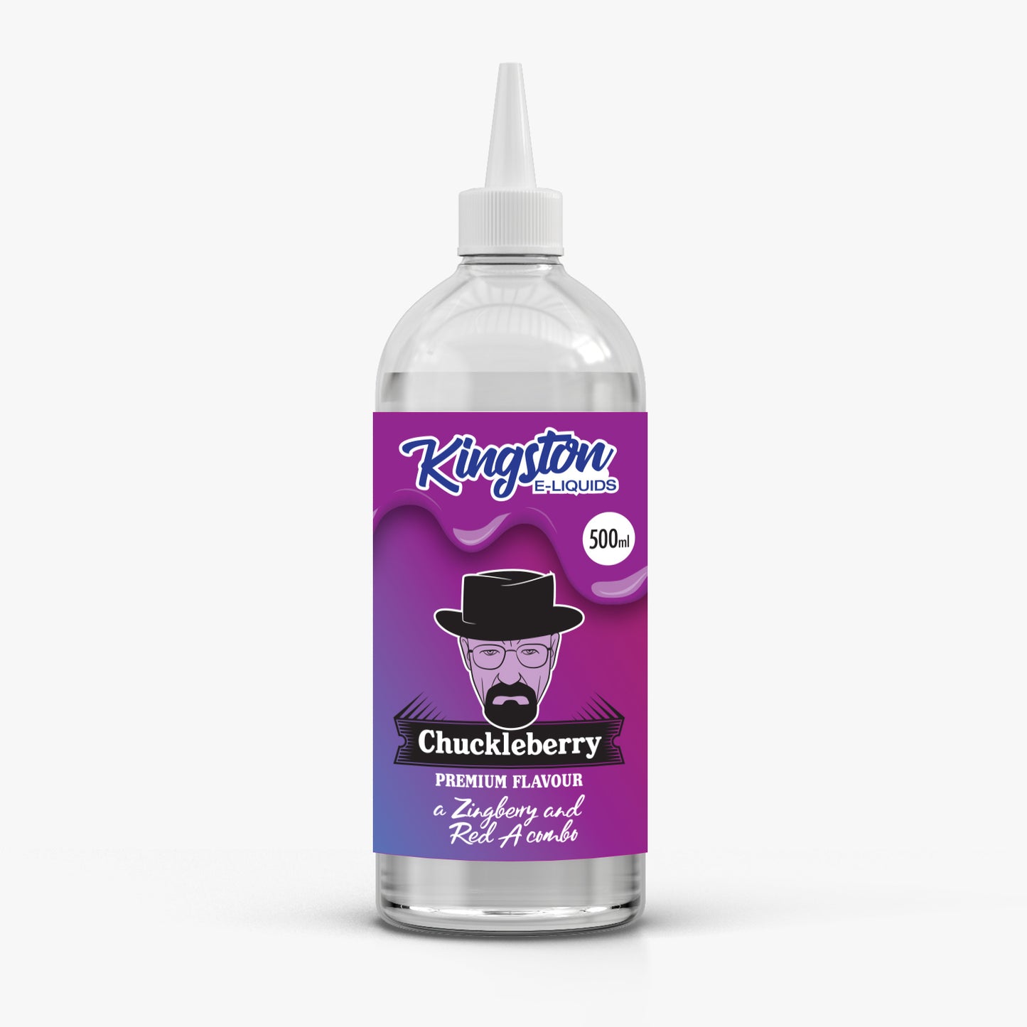 Kingston 500ML E Liquid 0MG No Nicotine Vape Juice 70VG/30PG