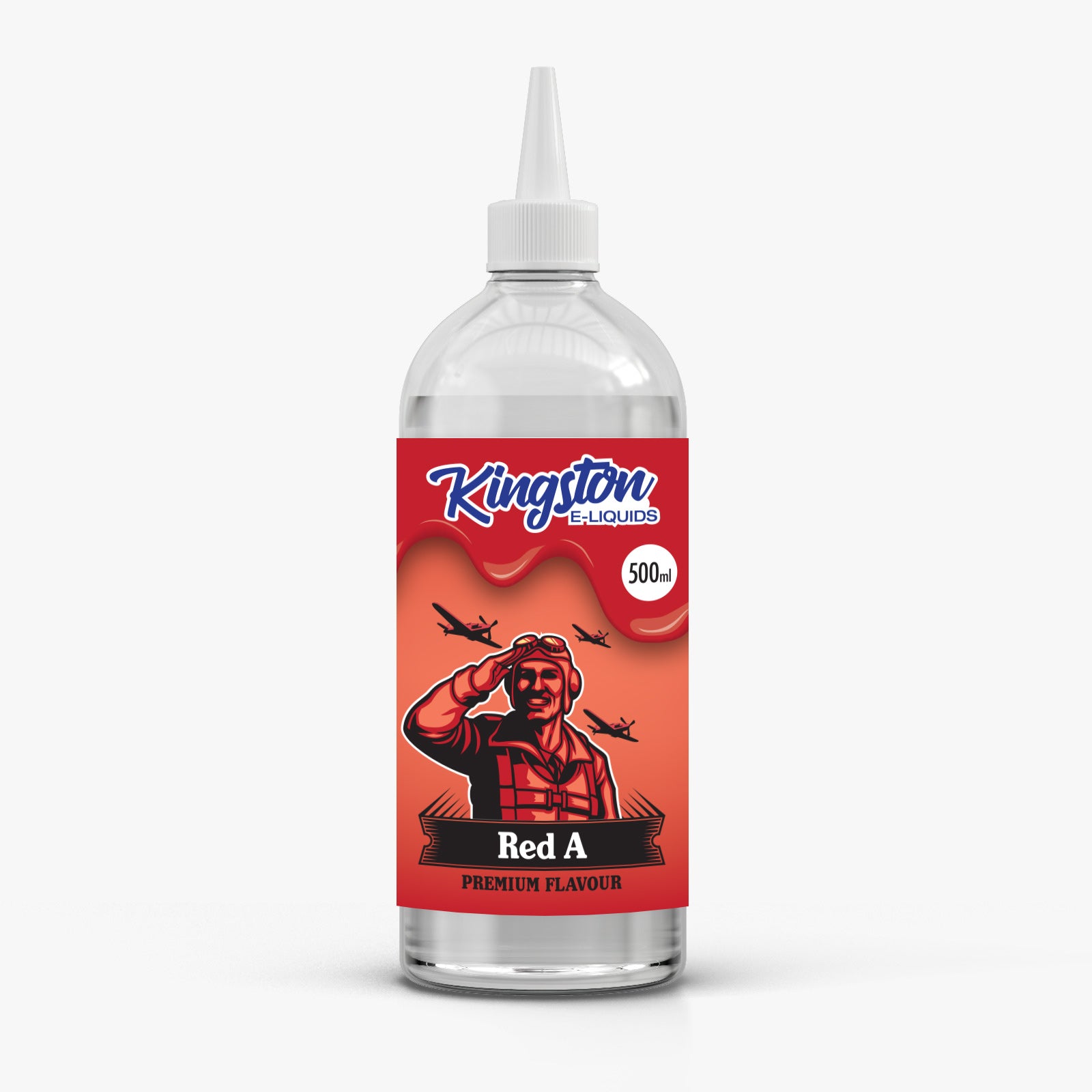 Kingston 500ML E Liquid 0MG No Nicotine Vape Juice 70VG/30PG