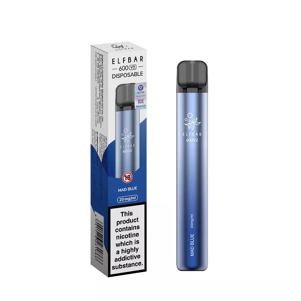 ELFBAR 600 V2 Disposable Vape 600 Puffs-Recyclable