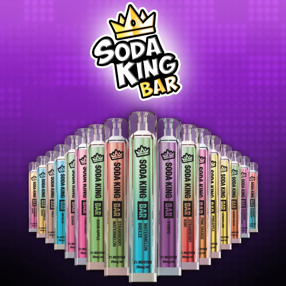 Soda King Bar 600 Puffs Disposable Vape - Effortless Enjoyment Buy 3 Get 1 FREE