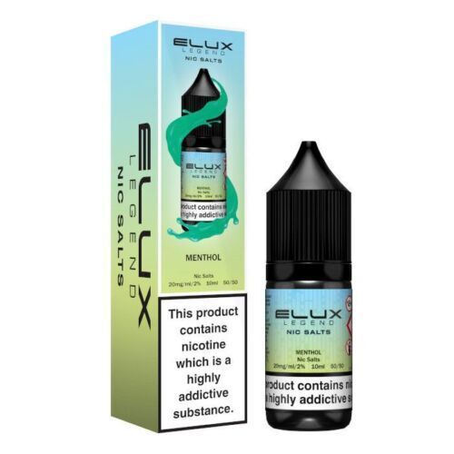 Elux Nic Salt 10ml E Liquid Vape Juice 50VG/50PG Buy 3 Get 1 FREE