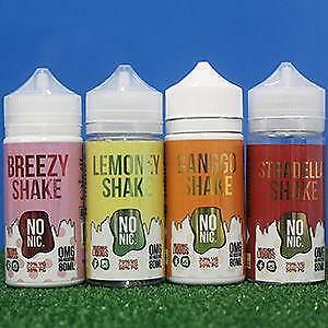 Milkshake Liquids 80ML E- liquid No Nicotine Buy 3 Get 1 Free