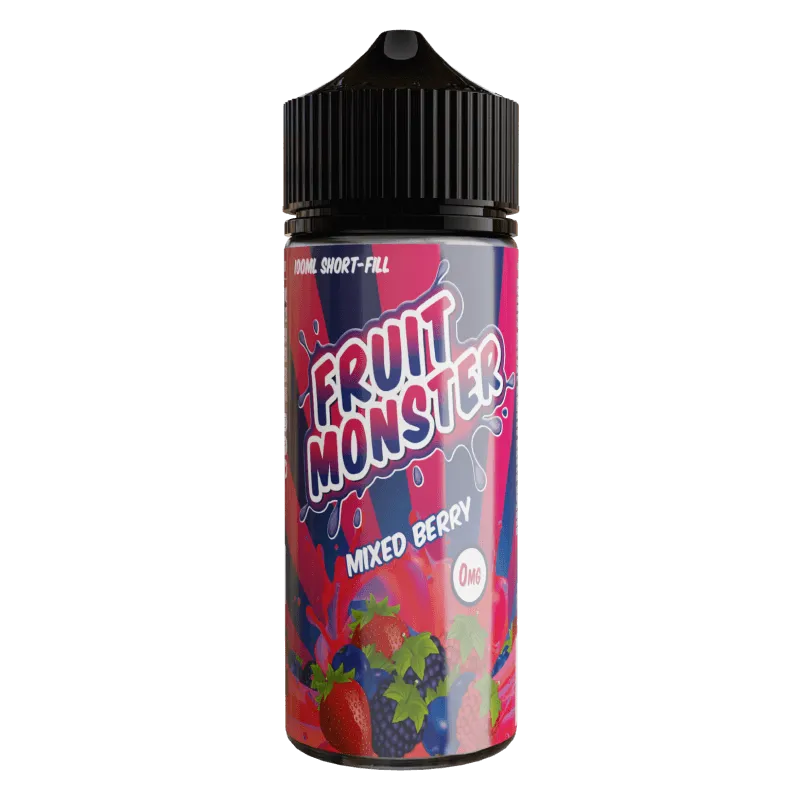 Jam Monster/Fruit/Custard Monster 100ML E-liquid No Nicotine Buy 3 Get 1 Free