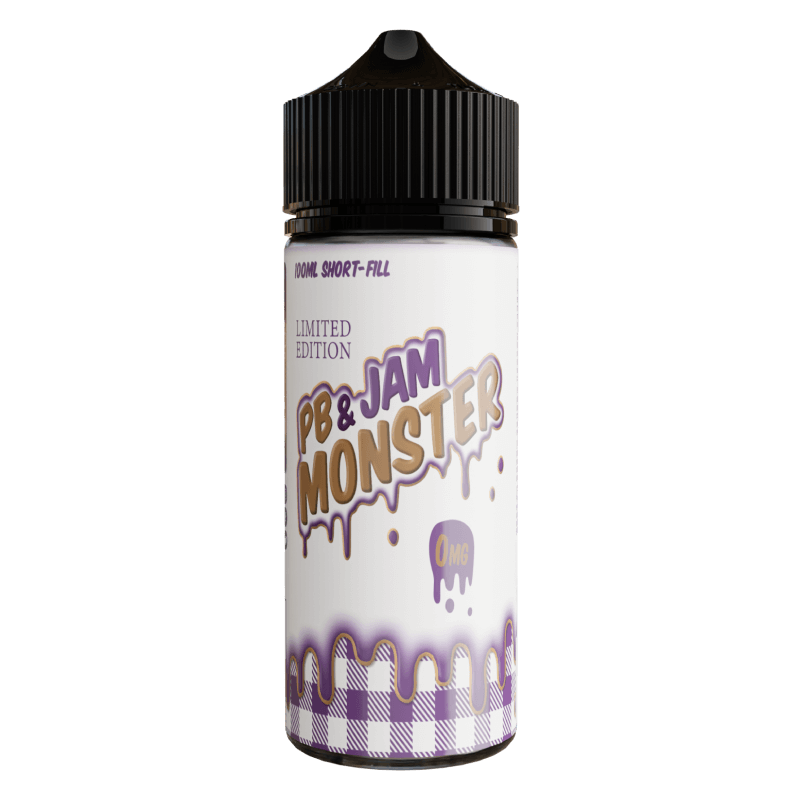 Jam Monster/Fruit/Custard Monster 100ML E-liquid No Nicotine Buy 3 Get 1 Free