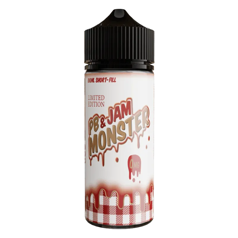 Jam Monster/Fruit/Custard Monster 100ML E-liquid No Nicotine Buy 3 Get 1 Free