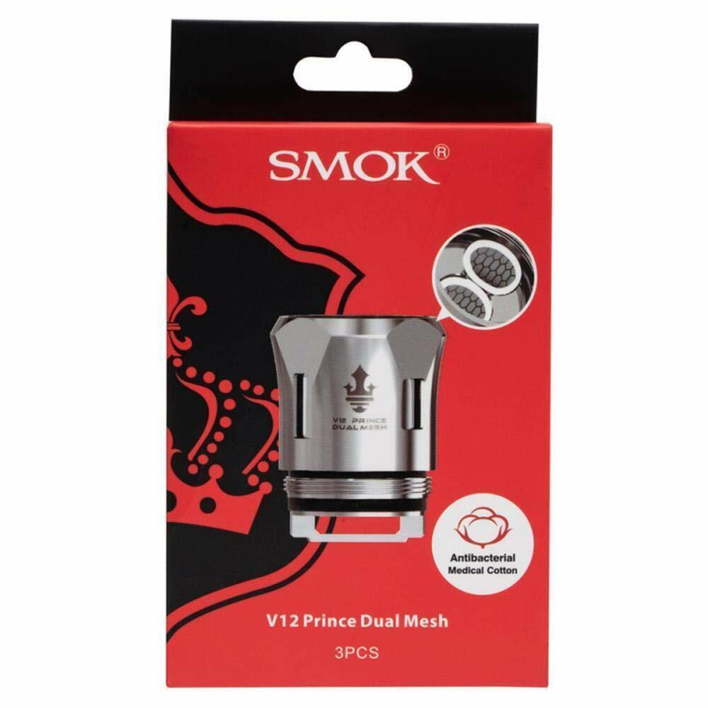 SMOK V12 Prince Dual Mesh 0.2Ω (70-120W) Pack Of 3 - Double the Mesh, Double the Performance