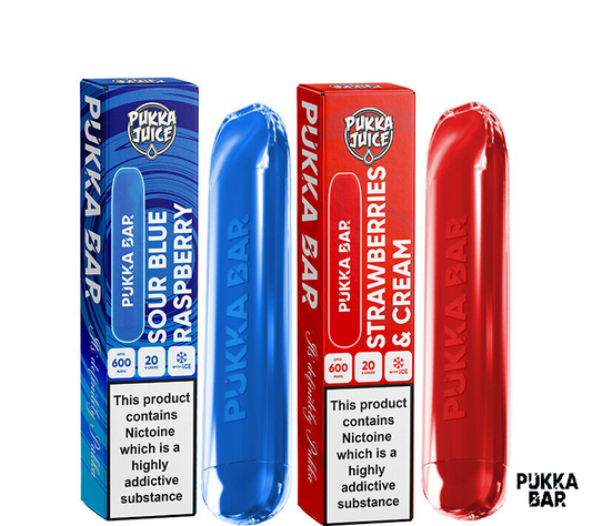 Pukka Juice Bar Disposable Vape 600 Puff 2ML 20mg Buy 8 Get 2 Free