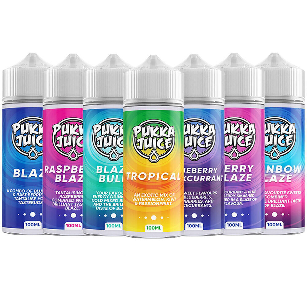 Pukka Juice 100ml Shortfill E-Liquid Vape Juice 0mg No Nicotine